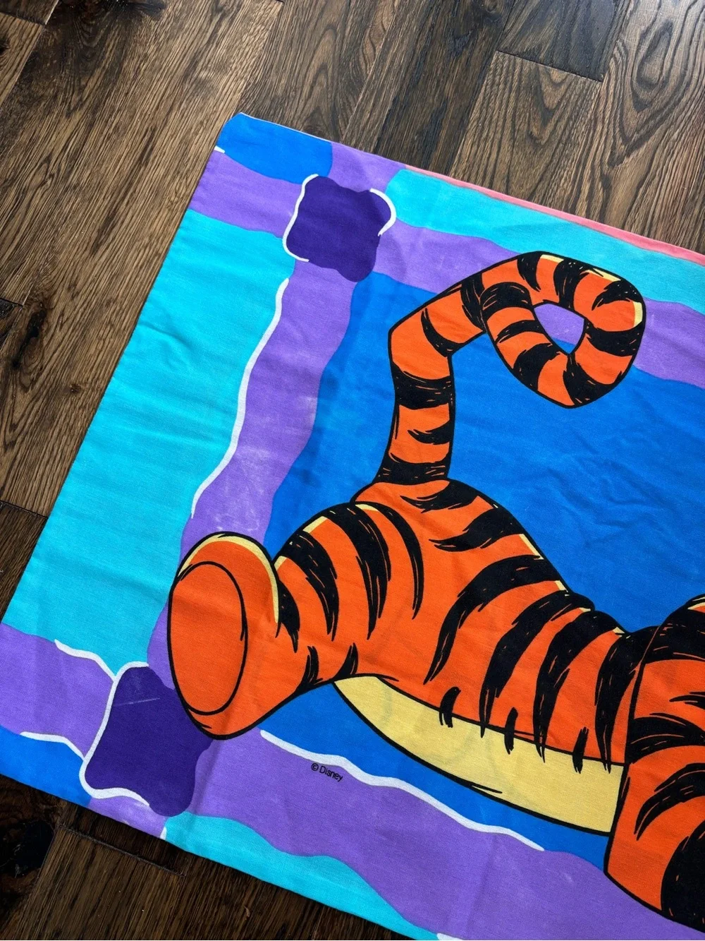 Vintage Winnie the Pooh and Tigger pillowcase set